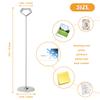 Urban Deco 16PK Table Number Holders 12 Inches Place Card Holder Metal Table Card Holders, Picture Holders For Tables, Card Holder Stand For Wedding Dcor - Silver Sign Holder view 2