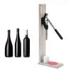 Wine Bottle Corking Machine, Stainless Steel Manual Pressure Corker Cork Wine Bottle Corking Inserting Stopper Tool with 2 Pom Heads for 200ml/375ml/500ml/750ml view 1