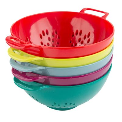 Hemoton 5pcs Kitchen Drain Basket Fruit Vegetable Strainers for Easy Washing Storage Multi-functional Kitchen Baskets for Home Restaurant Use