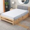 BestMassage | 8 Inch King Mattress | Gel Memory Foam | Medium Firm Feel | White | Bed in a Box, CertiPUR-US Certified | Pressure Relief, Cooling Ventilated Foam | Breathable Knit Cover view 1