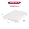 BestMassage | 8 Inch King Mattress | Gel Memory Foam | Medium Firm Feel | White | Bed in a Box, CertiPUR-US Certified | Pressure Relief, Cooling Ventilated Foam | Breathable Knit Cover view 2