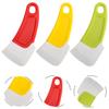 Hemoton 6pcs Pan Scrapers Non-Melting Oil Kitchen for Pots and Convenient Soft Scraper Mixed Colors for Easy Cleaning and Storage view 4