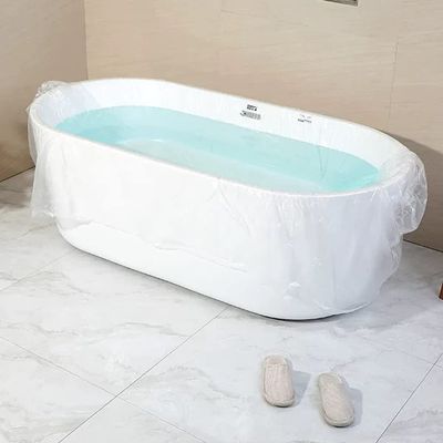 Healcity 10 Pack Disposable Bathtub Cover Liner, 90x47 Inches