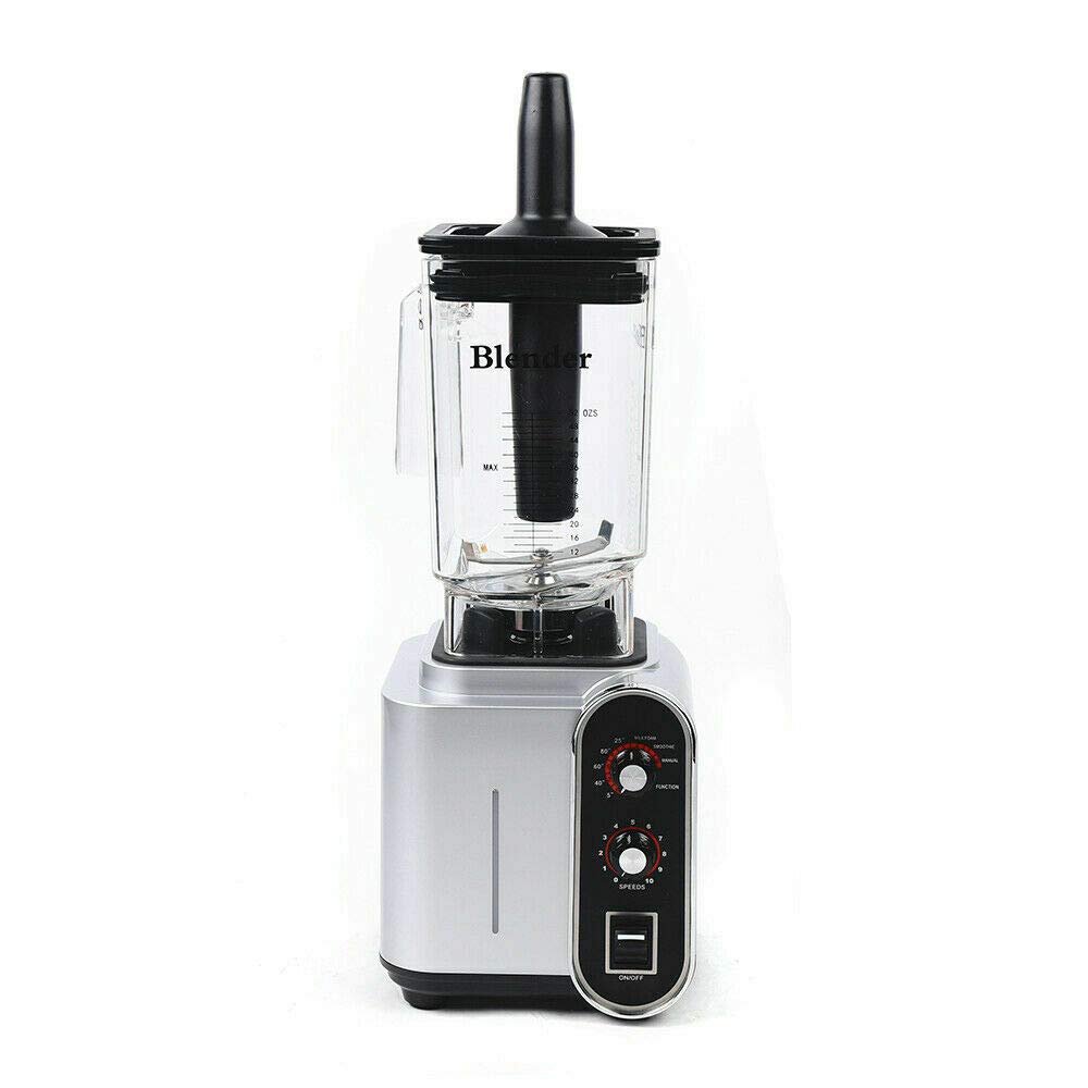 2200W Electric Countertop Smoothies Blenders, 50.72oz Commercial Shake Blender Mixer Machine 10-Speed Heavy Duty Automatic Juicer Food Processor for Crushing Ice, Puree and Frozen Fruit Smoothies