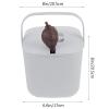 1 Set Tea Bucket Plastic Tea Dregs Buckets Tea Leaf Strainer Tea Residue Storage Holders Office Tea Residue Filter Tea Leaf Container Portable Tea Leaf Holder Garbage Can Trash Can view 2