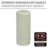 WENKO Easy Squeeze Dish Soap Dispenser for Kitchen Sink, Squeeze Bottle for Washing Up Liquid and Hand Soap, Round refillable Plastic Bottles, Easy to Fill and to use, 8.5 oz, Light Green view 2