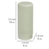 WENKO Easy Squeeze Dish Soap Dispenser for Kitchen Sink, Squeeze Bottle for Washing Up Liquid and Hand Soap, Round refillable Plastic Bottles, Easy to Fill and to use, 8.5 oz, Light Green view 4