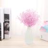 Veemoon 50Pcs Artificial Stem with Crystal Acrylic Drop String Pearls Sticks Bridal Wedding Pearl Bouquet for Home Party Decor Pink view 4