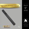 Ateret Judaica 5 Pack Aluminum Mezuzah Case| Fit up to 5" / 12cm Mezuzah Scroll | Easy Peel and Stick (Scroll Not Included) | Waterproof Case Protection (Black) view 4