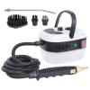 wzfdm Handheld Steam Cleaner with Extension Hose,-Piece Accessory Set, Chemical-Free Cleaning,White view 1