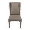 Moti Wilcox Side Chair Upholstered in Gray Fabric view 1