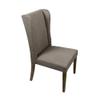 Moti Wilcox Side Chair Upholstered in Gray Fabric view 3