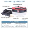 wzfdm 2500W High Pressure Steam Cleaner, Multi-Purpose Hand-held Steamers Portable Steam Cleaning Machine Powerful Steam Tool,Red view 3