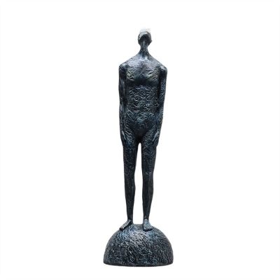 HUHAORAN2021 Fashion Sculpture Abstract Modern Sculpture Character Decoration Hotel Model Room Entrance Cabinet Resin Creative Decorative Crafts Modern Art (Color : B)