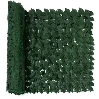 LSDRALOBBEB Artificial Ivy Privacy Fence Screen Artificial Fence Net Leaf Screening Roll Decoration Outdoor, Wedding Decor 0414(Color:,Size:100x100cm)