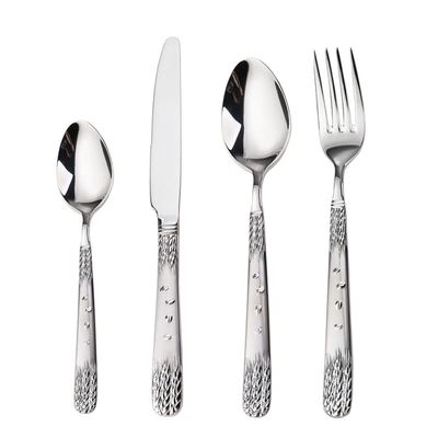 Flatware Cutlery Silverware Set 16 Pieces, Twee Stainless Steel Utensils Set for Home Kitchen Restaurant Hotel, Tableware Set Service for 4, Include Knife/Fork/Spoon, Reusable