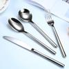40-Piece Silverware Set Service for 8,Premium Stainless Steel Flatware Set,Mirror Polished Cutlery Utensil Set,Durable Home Kitchen Eating Tableware Set,Include Fork Knife SpoonSet,Dishwasher Safe view 2