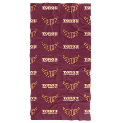 LOGOVISION California State University, Dominguez Hills Beach Towel/Bath Towel, 30"x60" Logo Pattern