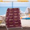 LOGOVISION California State University, Dominguez Hills Beach Towel/Bath Towel, 30"x60" Logo Pattern view 2