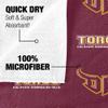 LOGOVISION California State University, Dominguez Hills Beach Towel/Bath Towel, 30"x60" Logo Pattern view 4