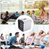 SMSOM Portable Air Conditioner, Mini Desktop Air Cooler, Desktop Table Cooling Fan, USB Powered Small Evaporative Cooler for Home, Dorm, Camping, Office view 3