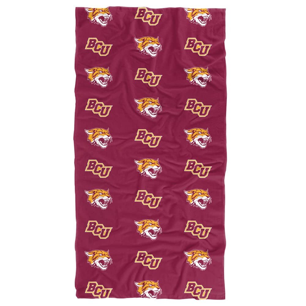 LOGOVISION Bethune-Cookman University Beach Towel/Bath Towel, 30"x60" Logo Pattern