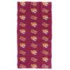 LOGOVISION Bethune-Cookman University Beach Towel/Bath Towel, 30"x60" Logo Pattern view 1