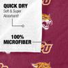 LOGOVISION Bethune-Cookman University Beach Towel/Bath Towel, 30"x60" Logo Pattern view 4