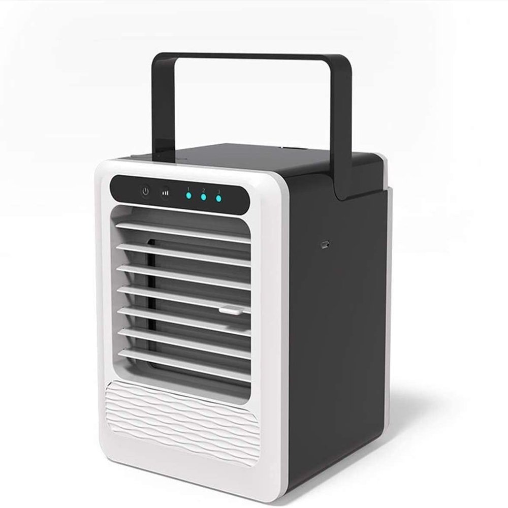 SMSOM Portable Air Conditioner Fan, Air Cooler Fan, Quiet Mini Air Conditioner Fan, Desk Cooling Fan for Home, Bedroom, Travel, Office