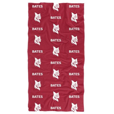 LOGOVISION Bates College Beach Towel/Bath Towel, 30"x60" Logo Pattern