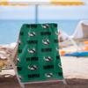 LOGOVISION Slippery Rock University Beach Towel/Bath Towel, 30"x60" Logo Pattern view 2