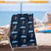 LOGOVISION University of Maine Beach Towel/Bath Towel, 30"x60" Logo Pattern view 2