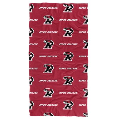 LOGOVISION Ripon College Beach Towel/Bath Towel, 30"x60" Logo Pattern