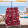 LOGOVISION Ripon College Beach Towel/Bath Towel, 30"x60" Logo Pattern view 2