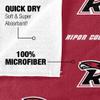 LOGOVISION Ripon College Beach Towel/Bath Towel, 30"x60" Logo Pattern view 4