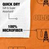 LOGOVISION University of Findlay Beach Towel/Bath Towel, 30"x60" Logo Pattern view 4