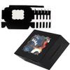 qiqee Black Cookie Boxes with Window 100packs 6x6x3 Black Bakery Box Pastry Box for Wedding Favor Birthday  Party view 2