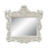 Acme Adara Rectangular Wooden Frame Mirror in Antique White view 1