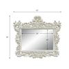 Acme Adara Rectangular Wooden Frame Mirror in Antique White view 4