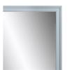 Acme Gaines Rectangle Wooden Frame Mirror in Gray High Gloss view 4