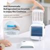 SMSOM Portable Air Conditioner, Personal Air Cooler, Portable Mini Air Fan, Small Desktop Cooling Fan, Suitable for Home, Bedroom Room, Office, Dorm view 4