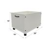 Acme Aurea 2 Toy Boxes, Cherry Oak & White Finish view 3