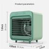 SMSOM Portable Air Conditioner Fan, Small Desktop Cooling Fan, Personal Mini Air Conditioner, Air Cooler for Home, Office and Room (Green) view 2