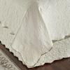 Touch of Class Vienna Oversized Light Cream Woven Matelasse Scroll Bedding Queen Coverlet Set view 3