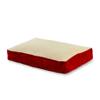 Happy Hounds Willow Rectangle Reversible Sherpa Pillow Cat Bed, Crimson view 3