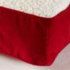 Happy Hounds Willow Rectangle Reversible Sherpa Pillow Cat Bed, Crimson view 4