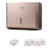 toilet tissue dispensers Bathroom Punch-free Hand Towel Tray Hotel Toilet Wall Mounted Tray Home Toilet Tissue Box Kitchen Towel Rack bathroom (Color : B) view 1