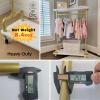 Child Clothing Rack, Kids Garment Rack Dress-up Closet, Rolling Pipe Open Clothes Rack with Storage Shelf, Industrial Wood Metal Clothes Organizer (two tiers one hanging rod kids garment rack) view 3