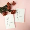 yeencheer Wedding Vow Books His and Hers - Lined Paper Vow Books for Wedding, Wedding Notebook Wedding Keepsake for Newly Couples view 2