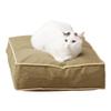 Happy Hounds Willow Rectangle Reversible Pillow Cat Bed, Moss view 1